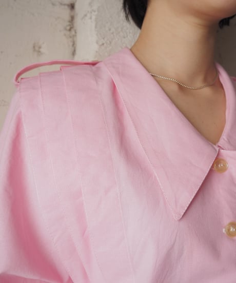 1980's Euro Tuck Bodice Peplum Blouse PI