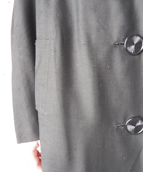 1950-1960's Vintage Big Button Coat BK