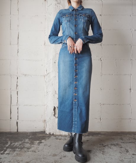 Denim Long Dress BL