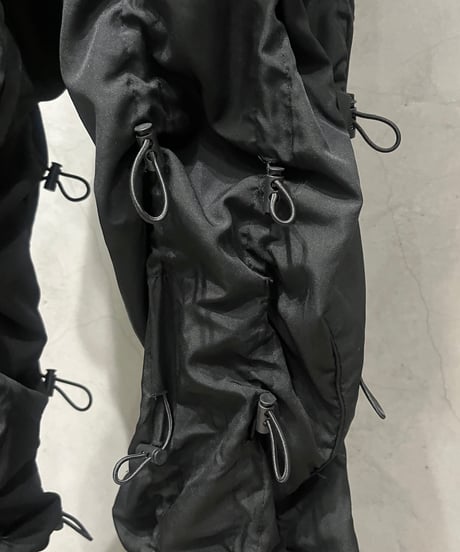 Many Drawstring Design Pants BK