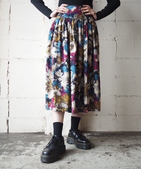 Painted Pattern Skirt GRBUR