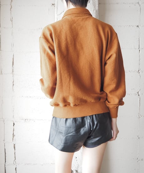 Round Collar Lib Design Cardigan BR