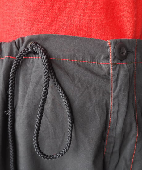 UFO Red Stitch Cargo Pants BK