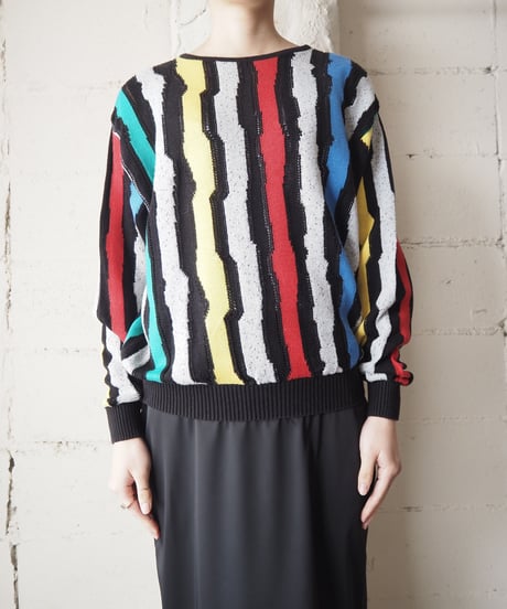 Stripe Knit BKGRREYE