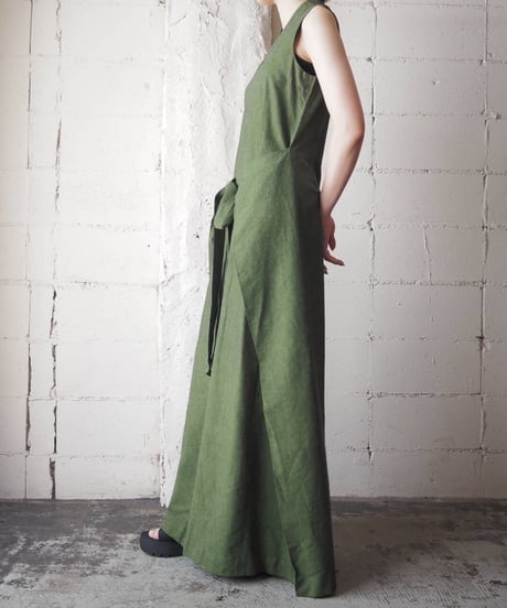 Waist DesignSleeveless Tibet Dress GN