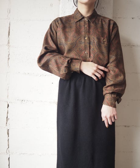 Paisley Pattern Rayon Shirt BR