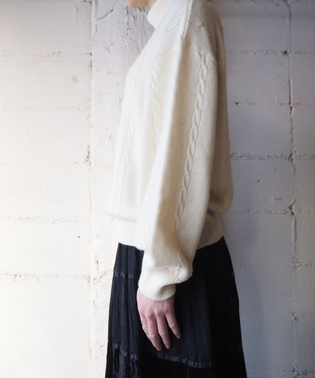 Cable Turtle Neck Sweater IV