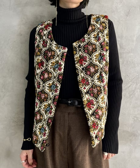 Flower Pattern Goblin Vest KAPI