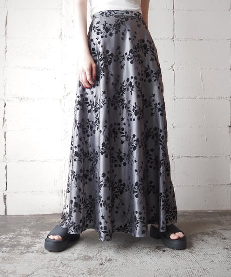 Botanical Frocky Long Skirt GRBK