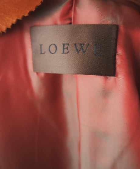 LOEWE Lamb Leather Tailored Jacket OR