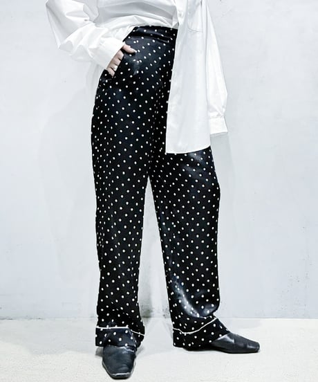 GANNI Polka Dot Pajama Pants BKWH