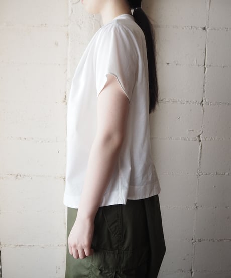 1970's Collarless Cutwork Shirt WH