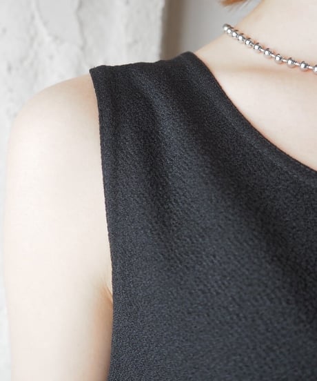 Sleeveless Side Slit Dress BK