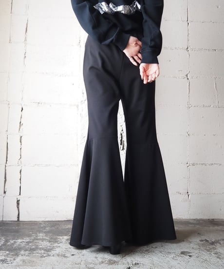 Supper Flared Easy Pants BK