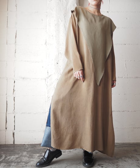 Front Layered Design Dress BE