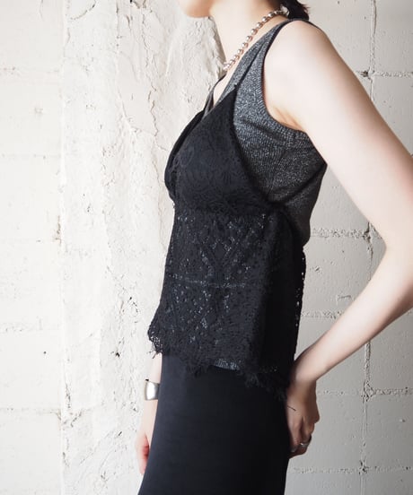 Lace Cami Bustier BK