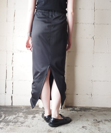 REMAKE adidas Side Drawstring Track Skirt BK