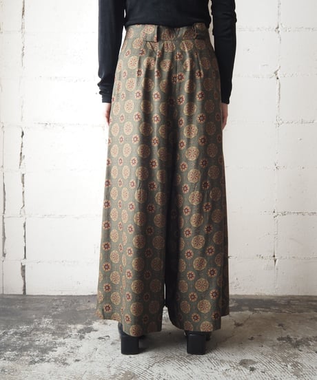 Arabesque Pattern Wide Pants KARE