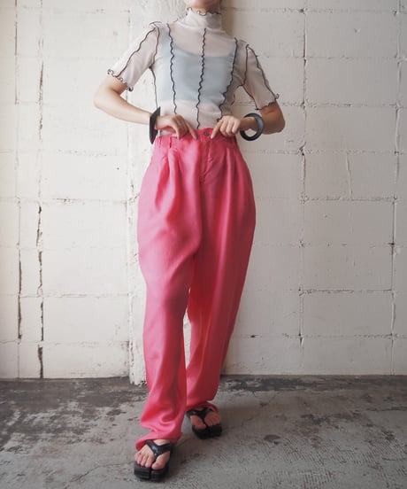 Silk Tuck Pants PI