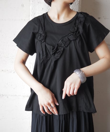 tricot COMME des  Garçons 3D Flower Tee BK