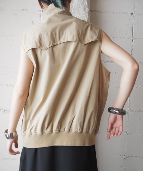 LAUREN Stand Collar Work Vest BE
