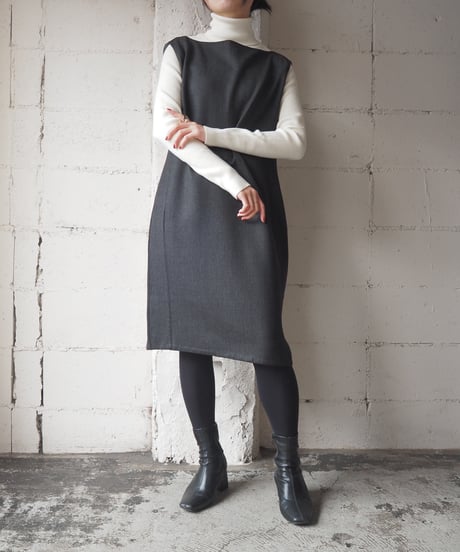 MaxMara Sleeveless Wool Dress BK