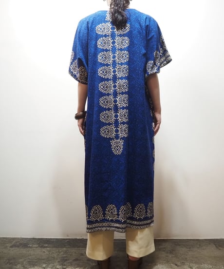 African Batik Zipup Dress BL