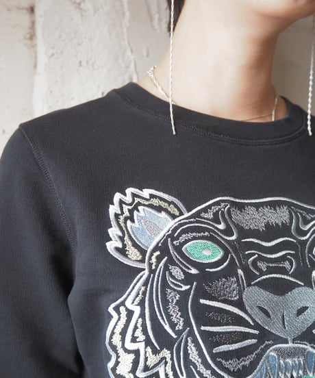 KENZO Tiger Embroidery Sweat BK