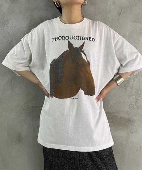 90’s  Horse Print Tee  WH