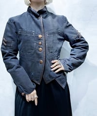 Marithé + François Girbaud Stand Collar Design Jacket BK
