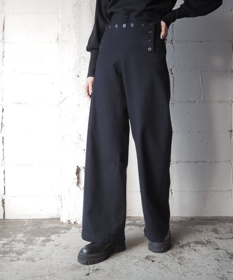 Back Laceup Sailor Pants BK