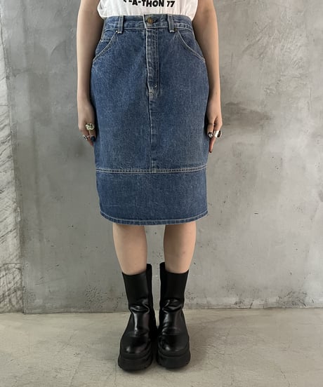 Levi's Middle Tight Design Denim Skirt BL