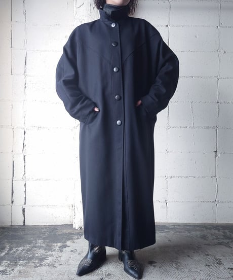 Dolman Soutien Collar Coat BK