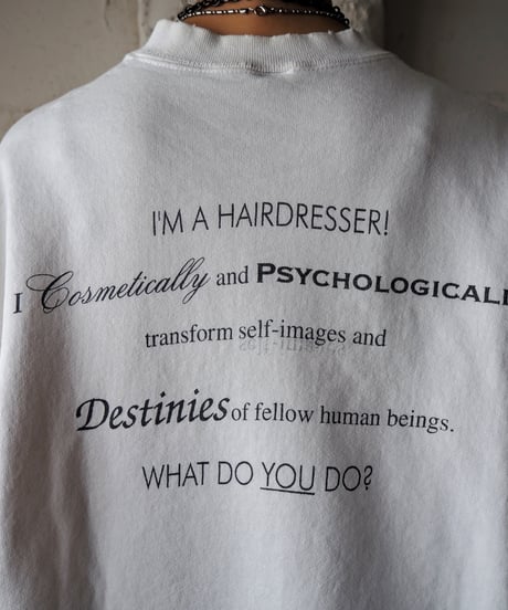 I'MA HAIRDRESSER! Print Sweat WH