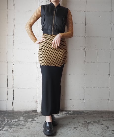 Remake Short MA-1 Vest BK