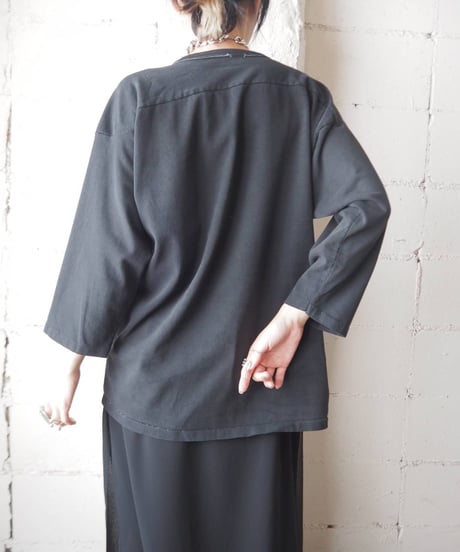 Piece Dying Foot Ball Tee BK
