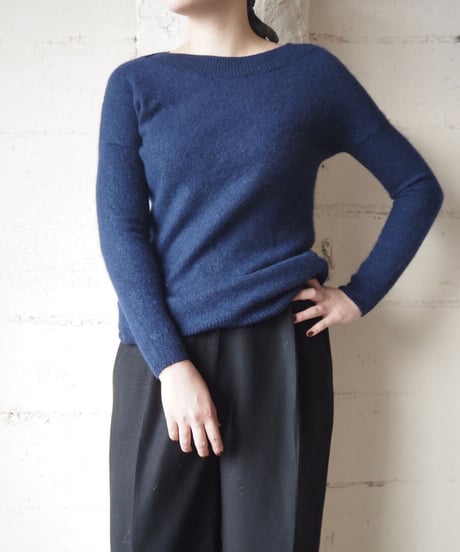Boat Neck Cashmere Knit  NV