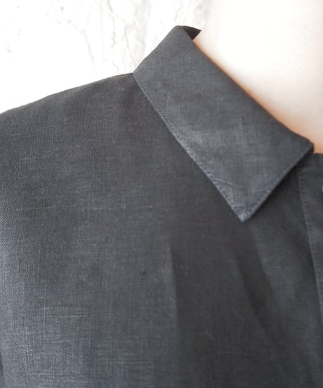 S/S Linen Shirt BK