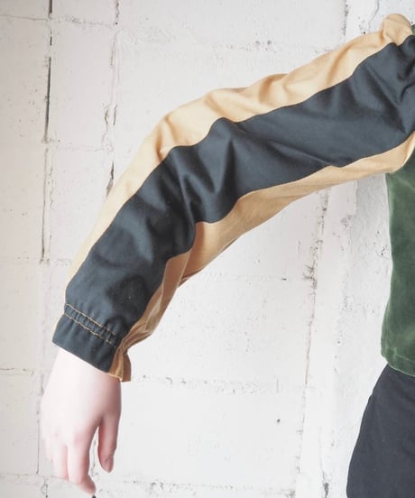 Handmade Bicolor Velour Jacket GN