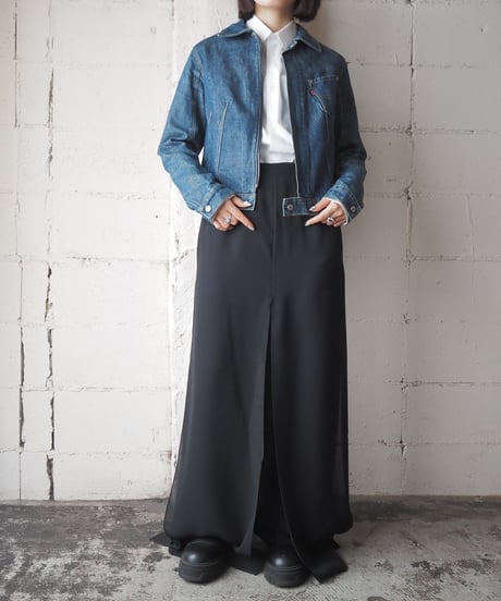 Levi's ENGINEERED Fly Front Zip Up Denim Jacket NV
