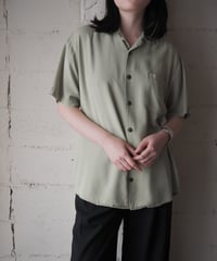 KAVU Open Collar Short Sleeve Shirt YGN