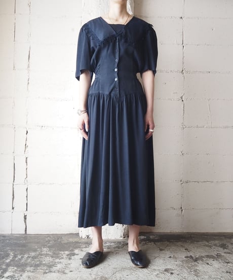 Sailor Collar S/S  Dress NV