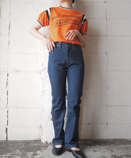 1960's EMPIRE Football Tee OR NV WH