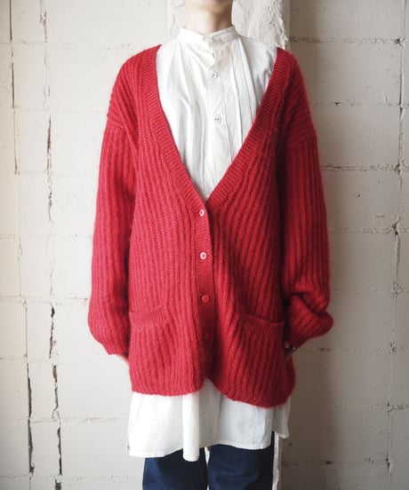 Mohair Knit Cardigan RE