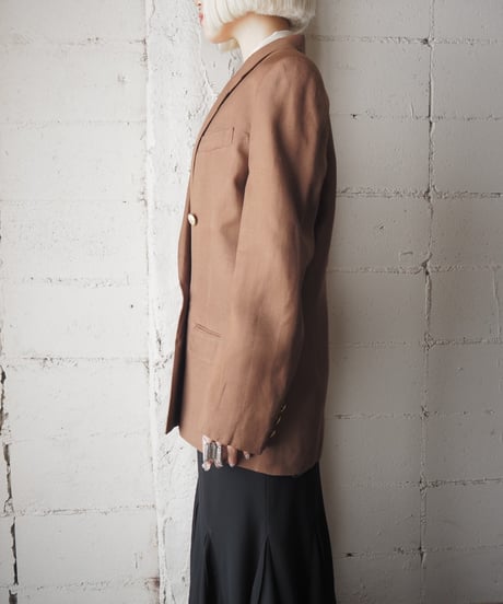 Talaots Double Breasted Linen Jacket BR