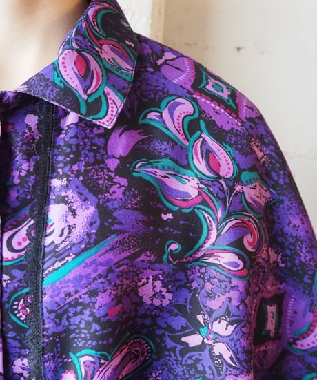Cape Collar Pattern Dress PUR