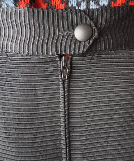 Back Button Tight Skirt BK