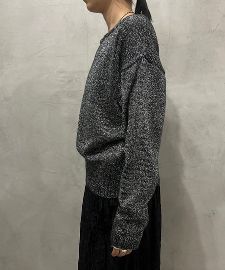 Lame Mix Crewneck Knit SV