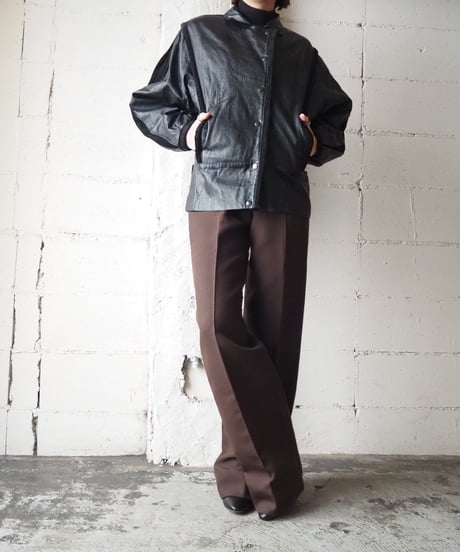 Leather×Suede Design Jacket BK