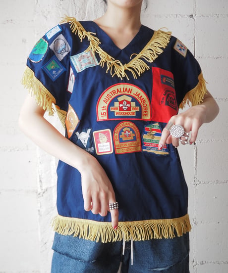 1970's Emblem Pullover Shirt NVYE